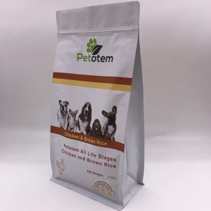 Customized 5-pound pet food packaging bags