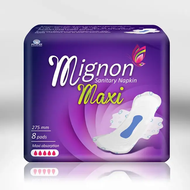 Discreet and hygienic packaging for sanitary pads, tampons, and other personal care products.