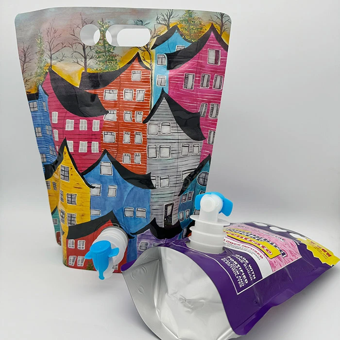 Wine & Spirits Flat Bottom Spout Pouch