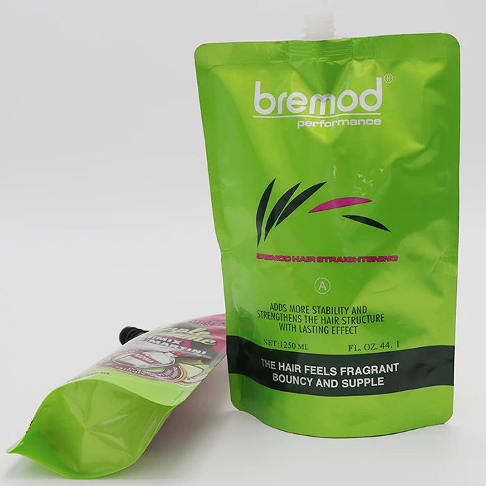 Cosmetic and personal care industries are shifting toward innovative pouch packaging to enhance customer experience. The spouted stand-up pouch for hair masks provides portability, reduced waste, and premium presentation. Material: PET/PE or aluminum foil laminated films Capacity: 50ml – 1000ml, customizable sizes Printing: Custom graphics, glossy or matte finishes Features: Resealable spout for controlled usage, high-barrier protection Applications: Hair masks, conditioners, serums, scalp treatments Compared with jars or tubes, these spout pouches minimize leftover product and provide better product preservation. Available in wholesale supply with fast production turnaround.