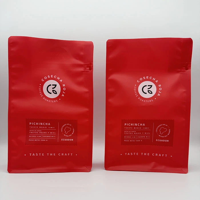 PE eight-sided sealed side zipper packaging bags with exhaust valves can be added