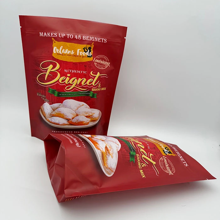 Custom Stand-Up Zipper Bags for Dessert Bagels