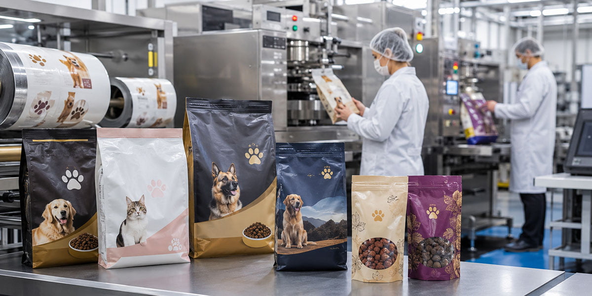 Premium pet food packaging bag solutions