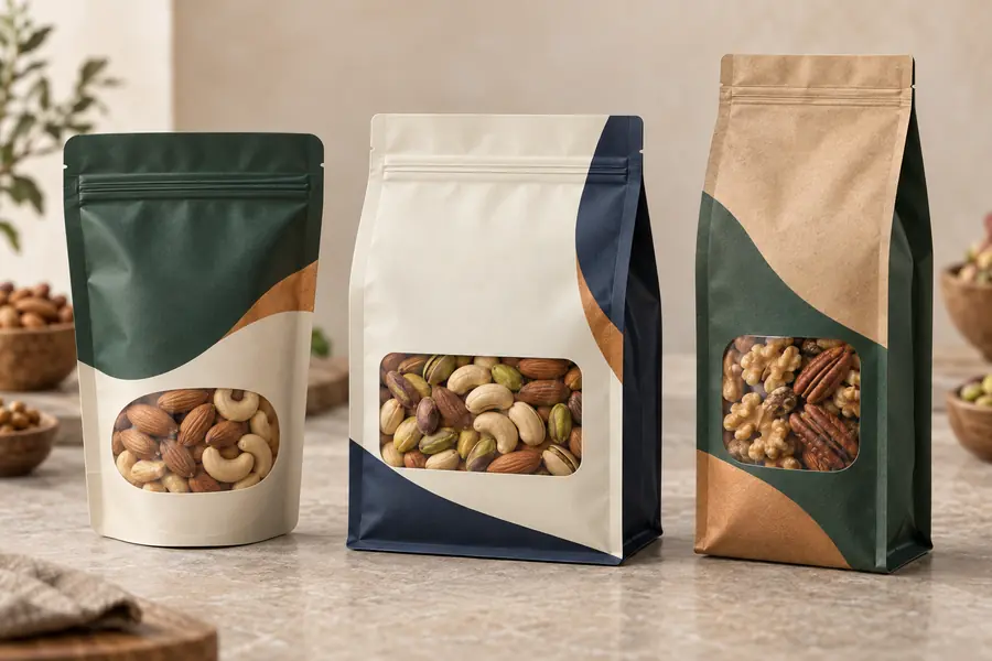 Top 3 Bag Types of Nut Packaging for Your Business 3 Top 3 Bag Types of Nut Packaging for Your Business